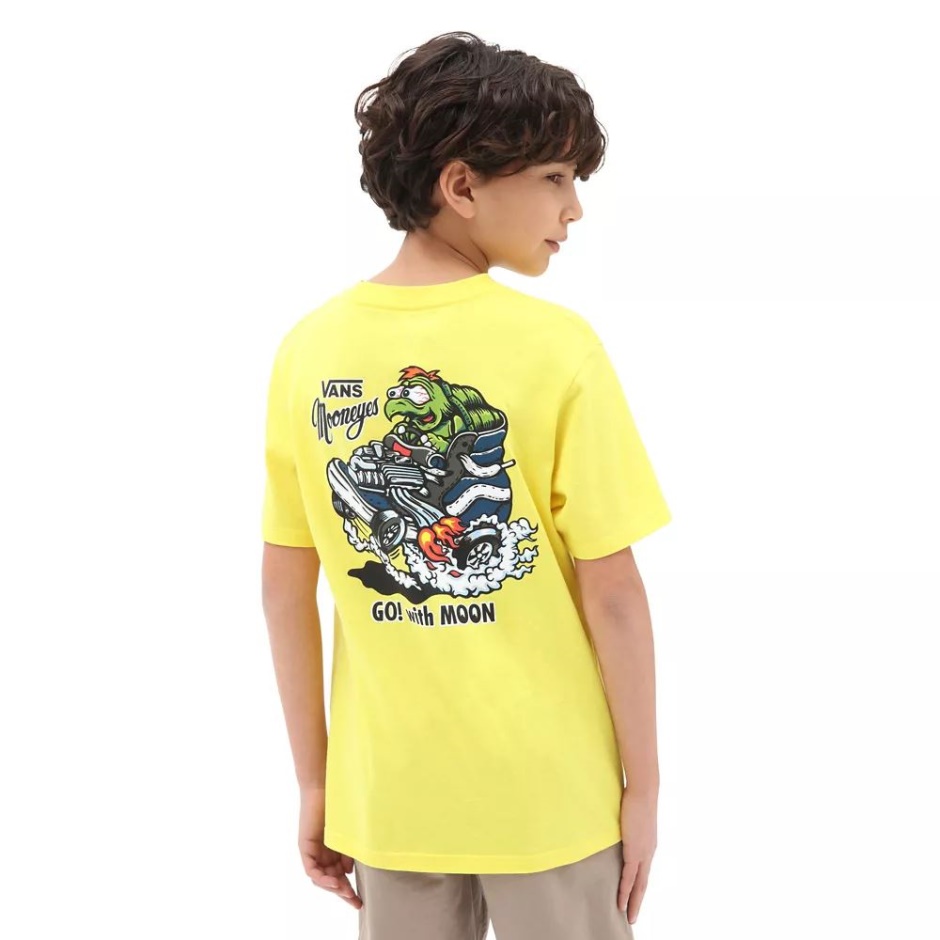 Camiseta De Niño Mooneyes (8-14 Años) Vans Amarillas