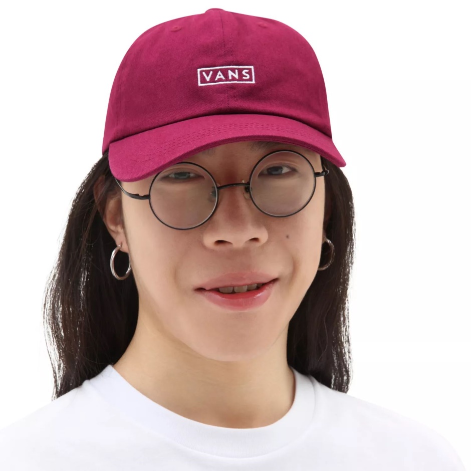 Gorra De Jockey Con Visera Curvada Púrpura Vans