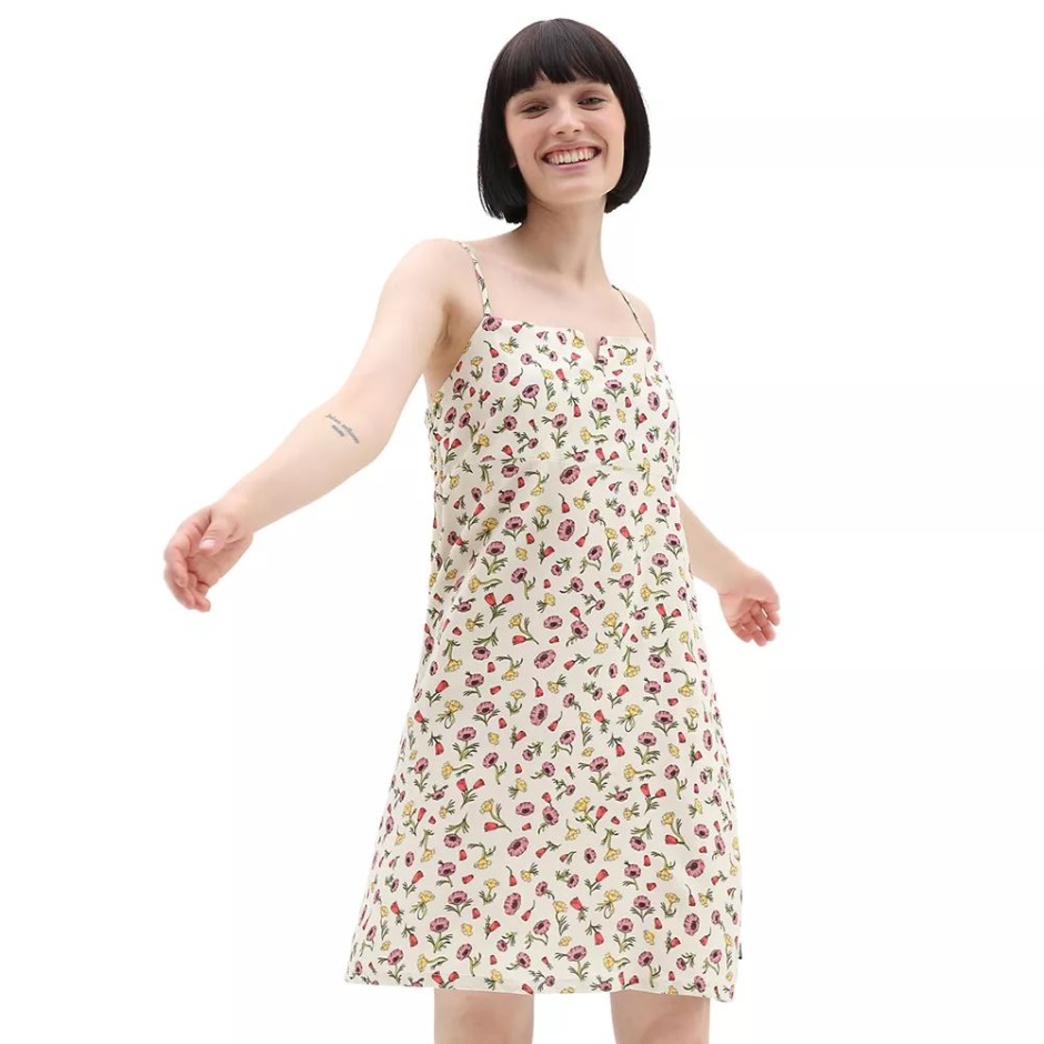 Vestido Daly Vans Blancas