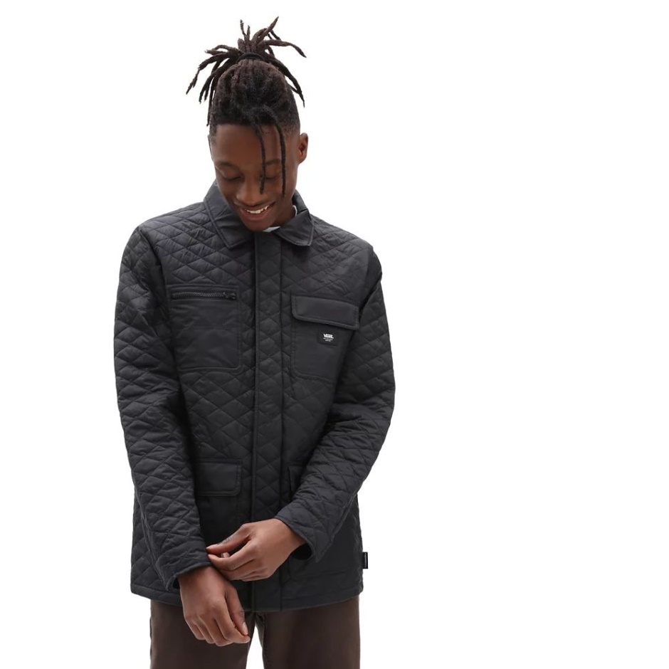 Abrigo Drill Chore Thermoball Mte-1 Negro Hombre Vans