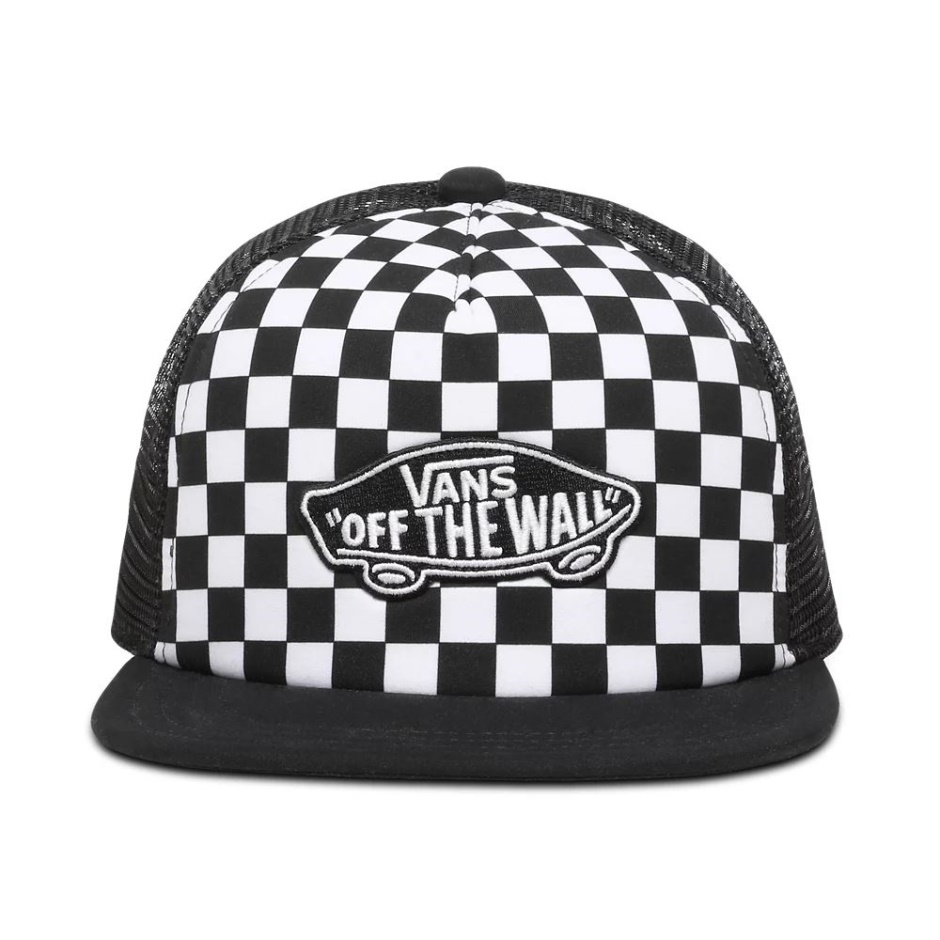 Gorra Kids Classic Patch Trucker Plus (8-14 Años) Negro-blanco Vans