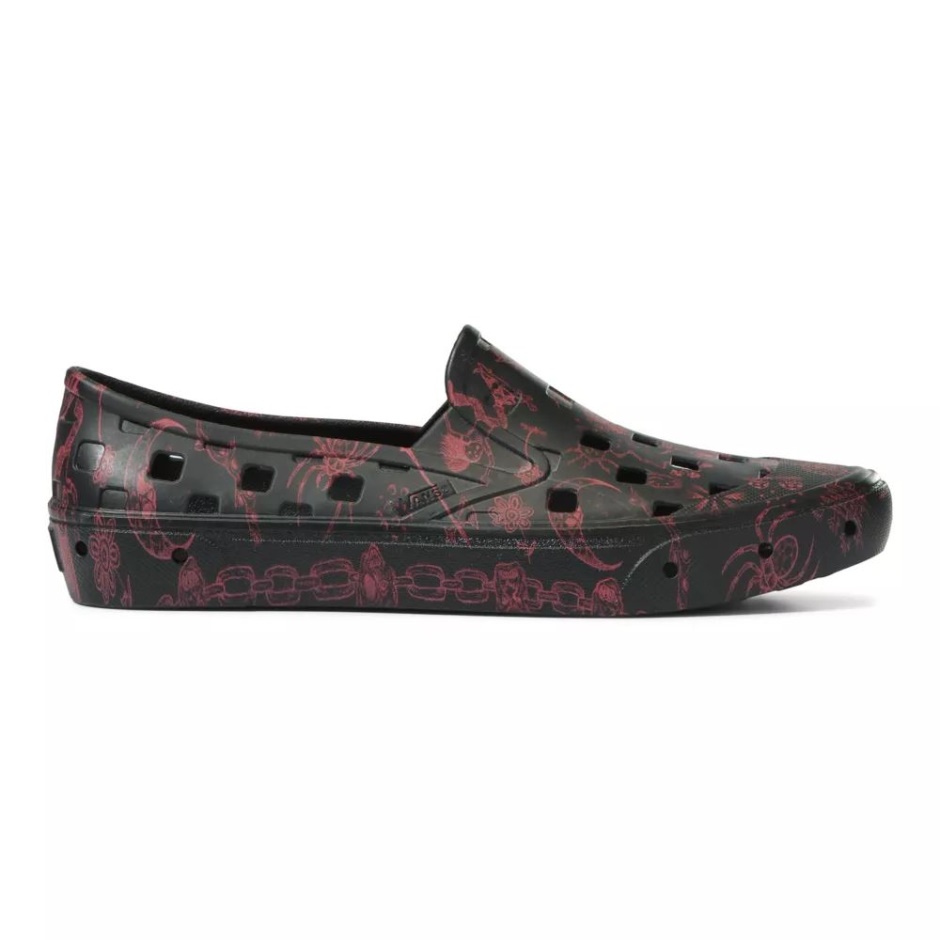 Zapatillas Mike Gigliotti Slip-on Trk Negro-rojo Vans