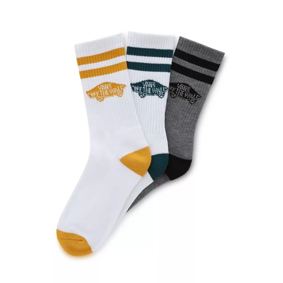 Calcetines Otw Stripe Crew Amarillo-naranja Vans