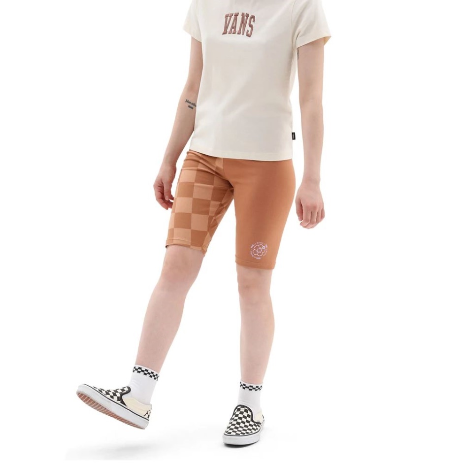 X Me On Holiday Legging Corto Marrón Vanos