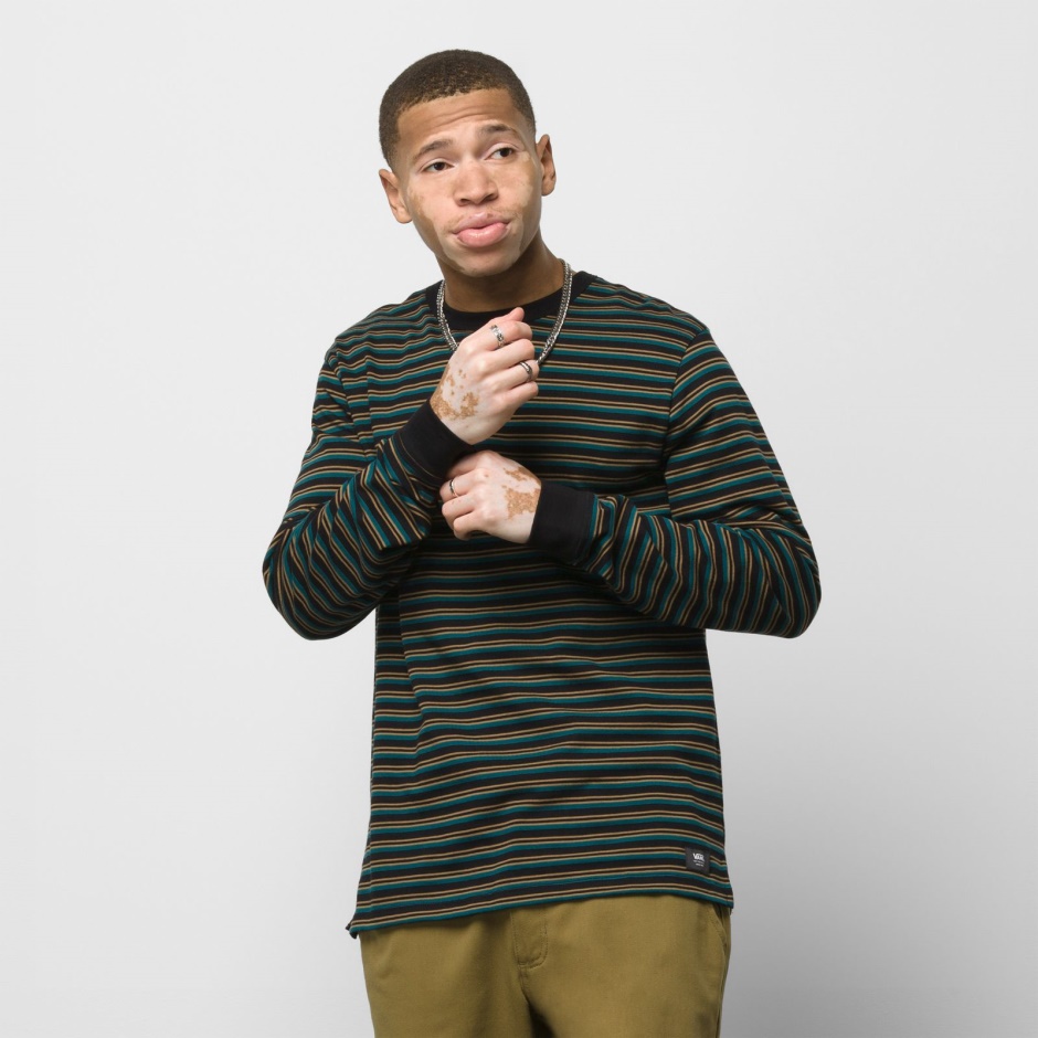 Camisa De Manga Larga Awbrey Black-deep Teal Vans