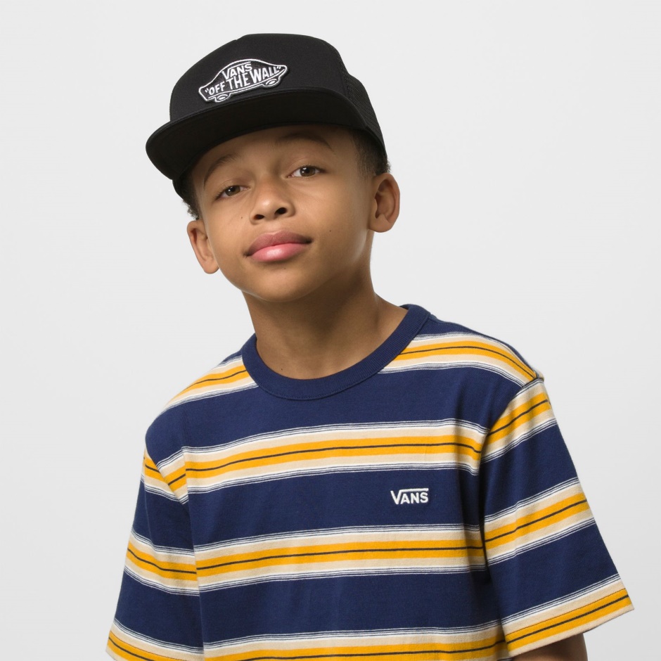 Gorra De Niño Classic Patch Trucker Negro-negro Vans
