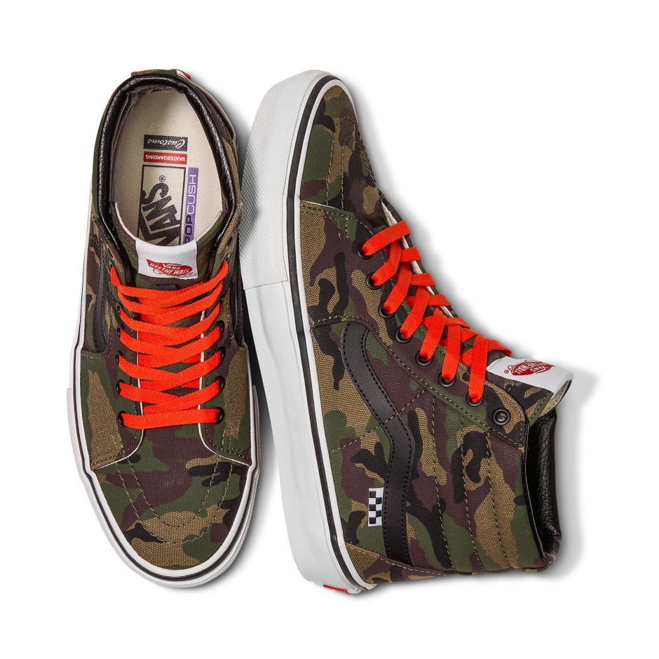 Aduana Camo Skate Sk8-hi Furgonetas