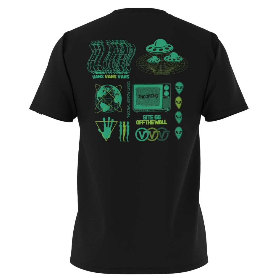 Camiseta De Niño Planeta Exterior Vans Negras