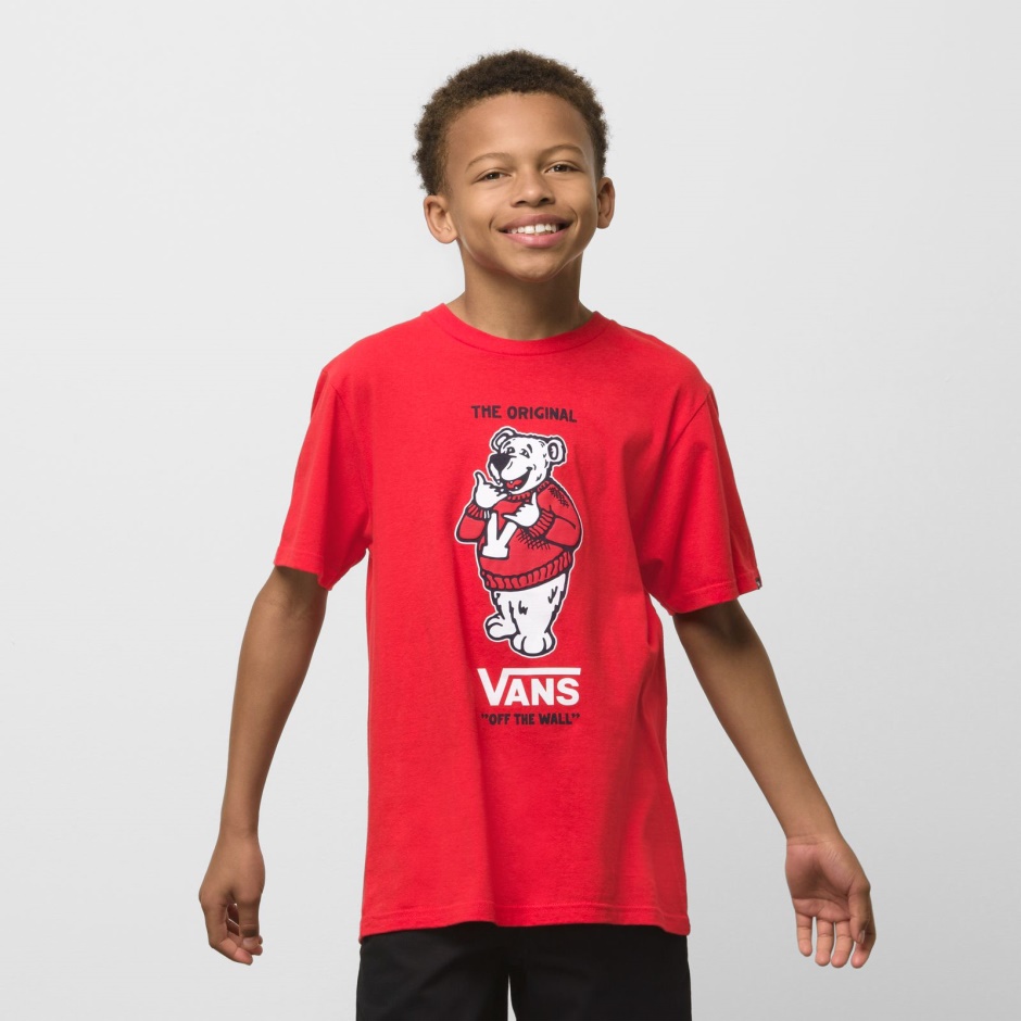 Camiseta De Niño Svd Bear True Red Vans