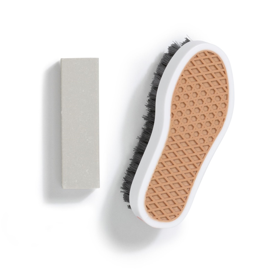 Borrador Y Cepillo Para Rascar Vans Blancas