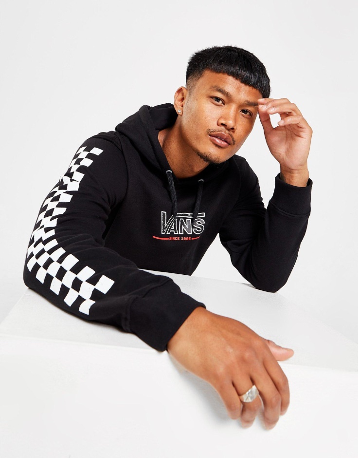 Sudadera Con Capucha Sketch Vans Negras