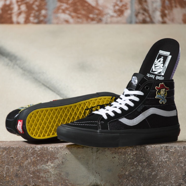Elijah Berle Skate Sk8-hi Decon Elijah Berle Negro-negro Vans