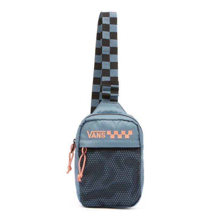 Bolso Bandolera Skate Azul Cemento Vans