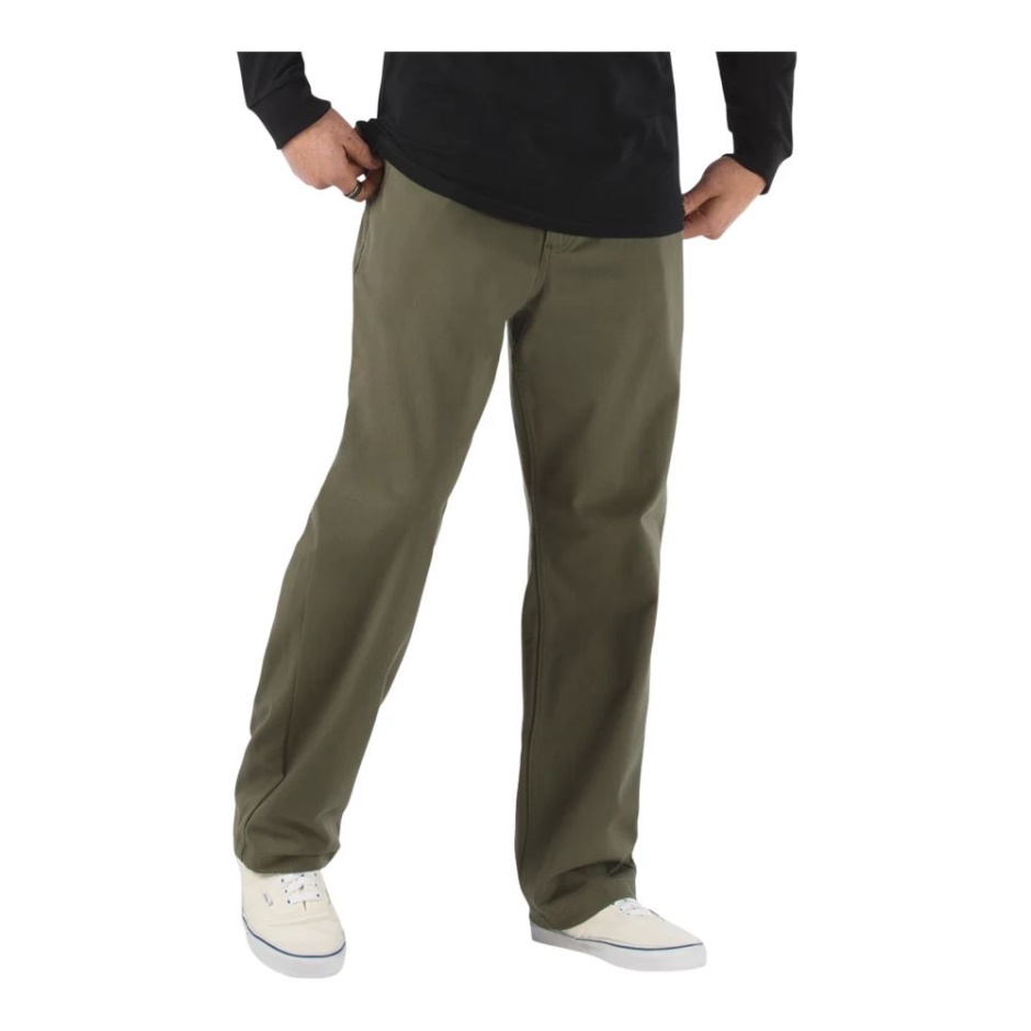 Auténticos Pantalones Chinos Sueltos De Hombre Hoja De Uva Vans