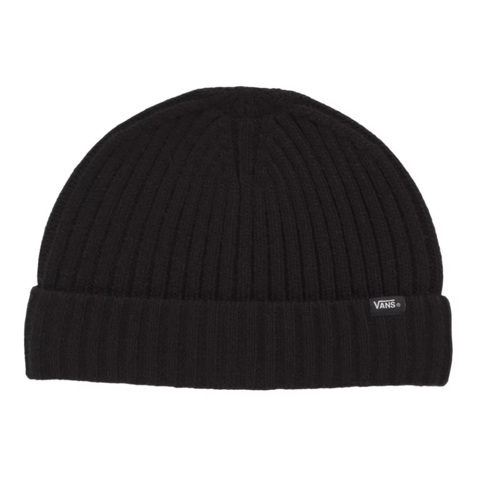 Gorro De Hombre Con Puño Bajo Negro Vans