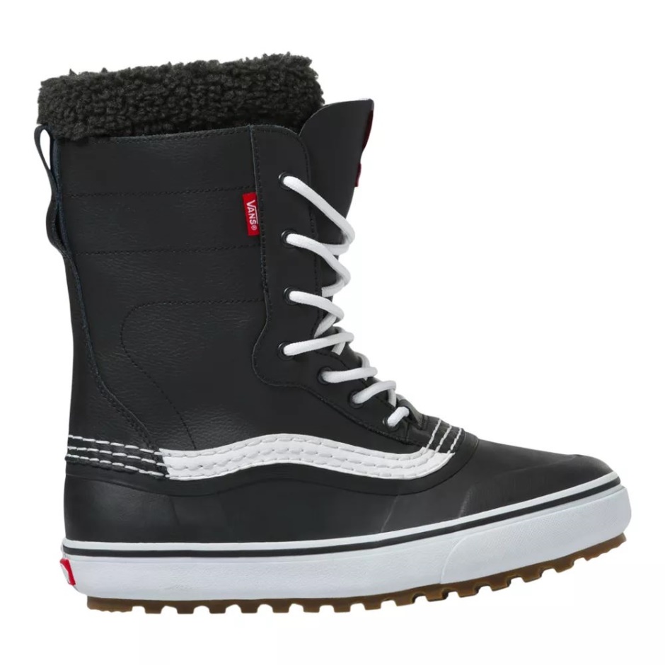 Botas De Invierno Estándar Snow Mte Para Hombre Casuales Resistentes Al Agua Antideslizantes Negro-blanco Vans
